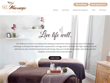Tablet Screenshot of paxmassage.com